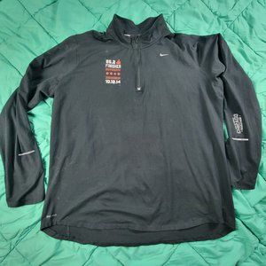 Nike Element Mens 2XL XXL Chicago Marathon 2014 Half Zip Running Dri Fit Shirt
